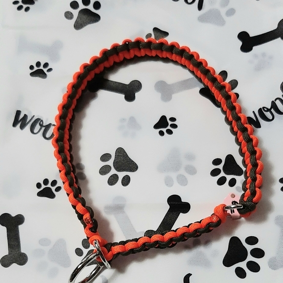 Paracord Dog Collar Limited Slip Training - Picture 2 of 3